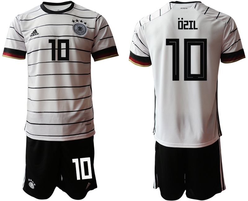 Men 2021 European Cup Germany home white #10 Soccer Jersey2